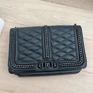 Rebecca Minkoff Chevron Quilted Love Crossbody
